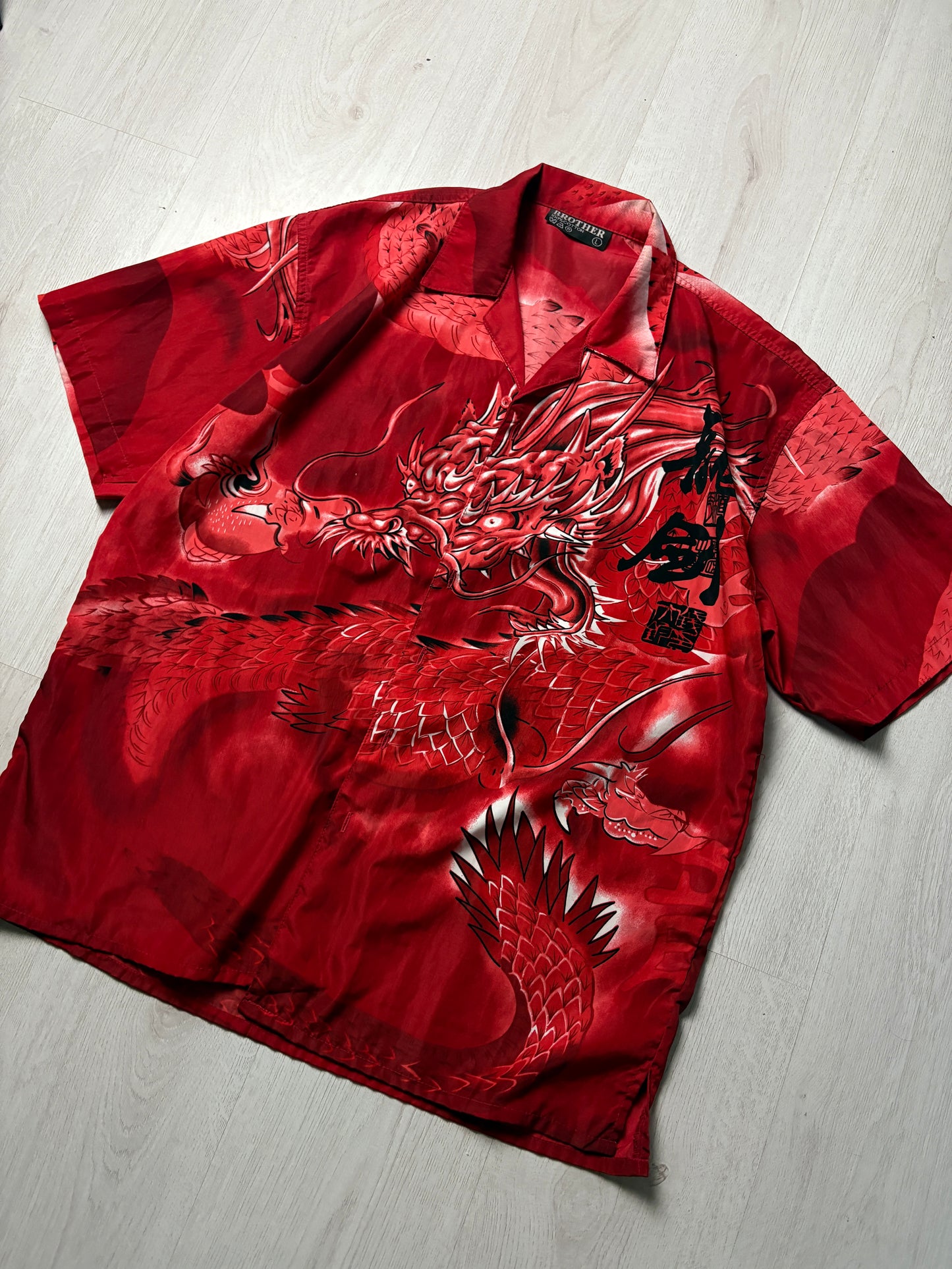 Dragon Blouse – Vintage – Large