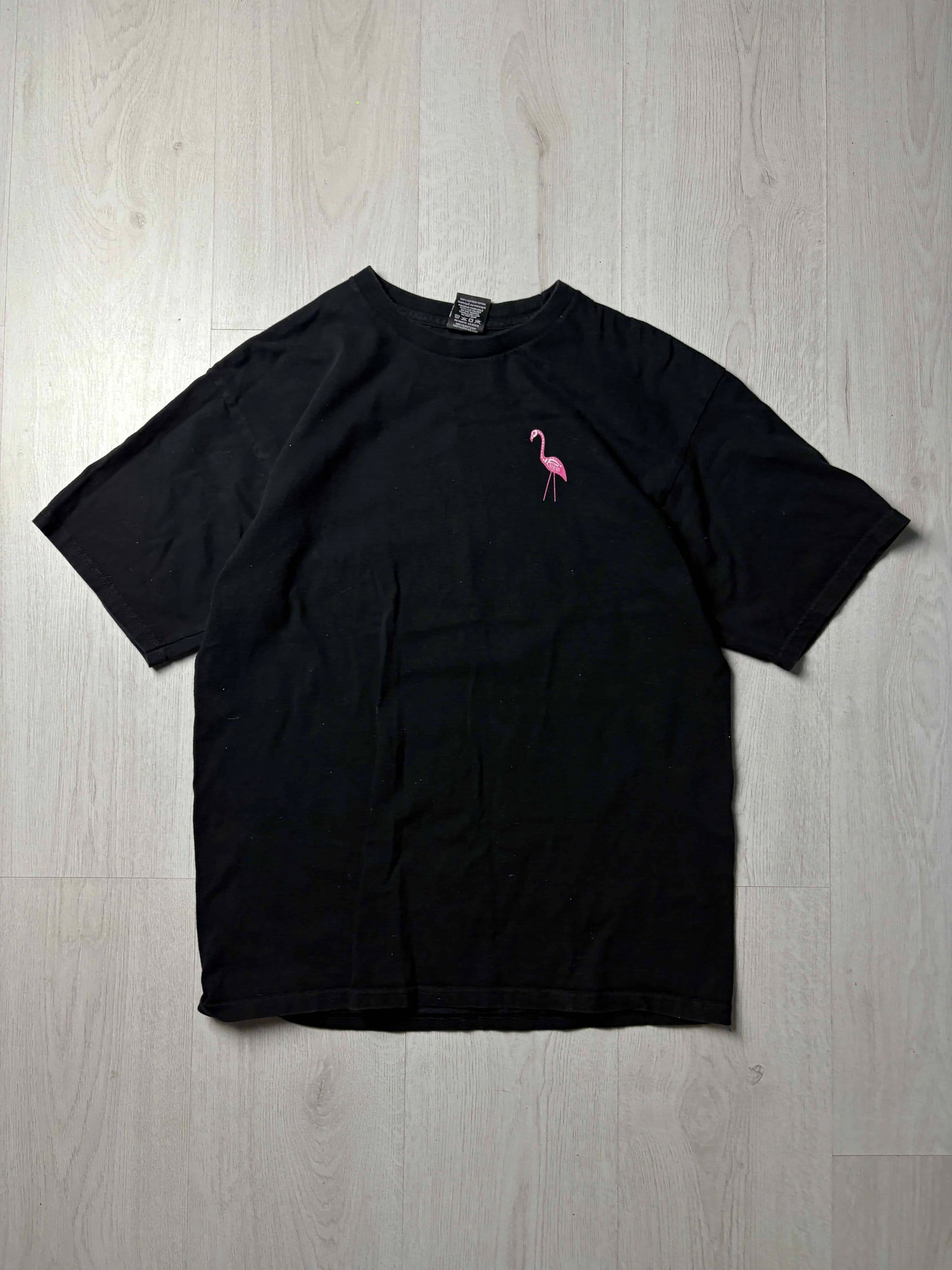 Obey T-shirt – Zwart – Flamingo Disco Graphic – Medium