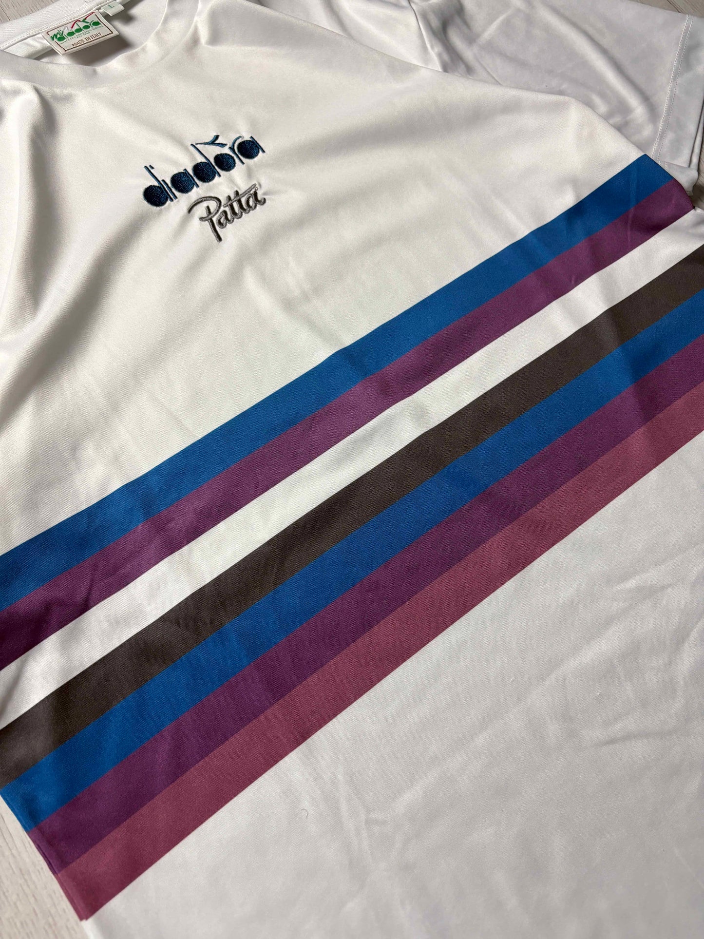 Diadora x Patta Collab T-shirt – Wit - Medium/Large