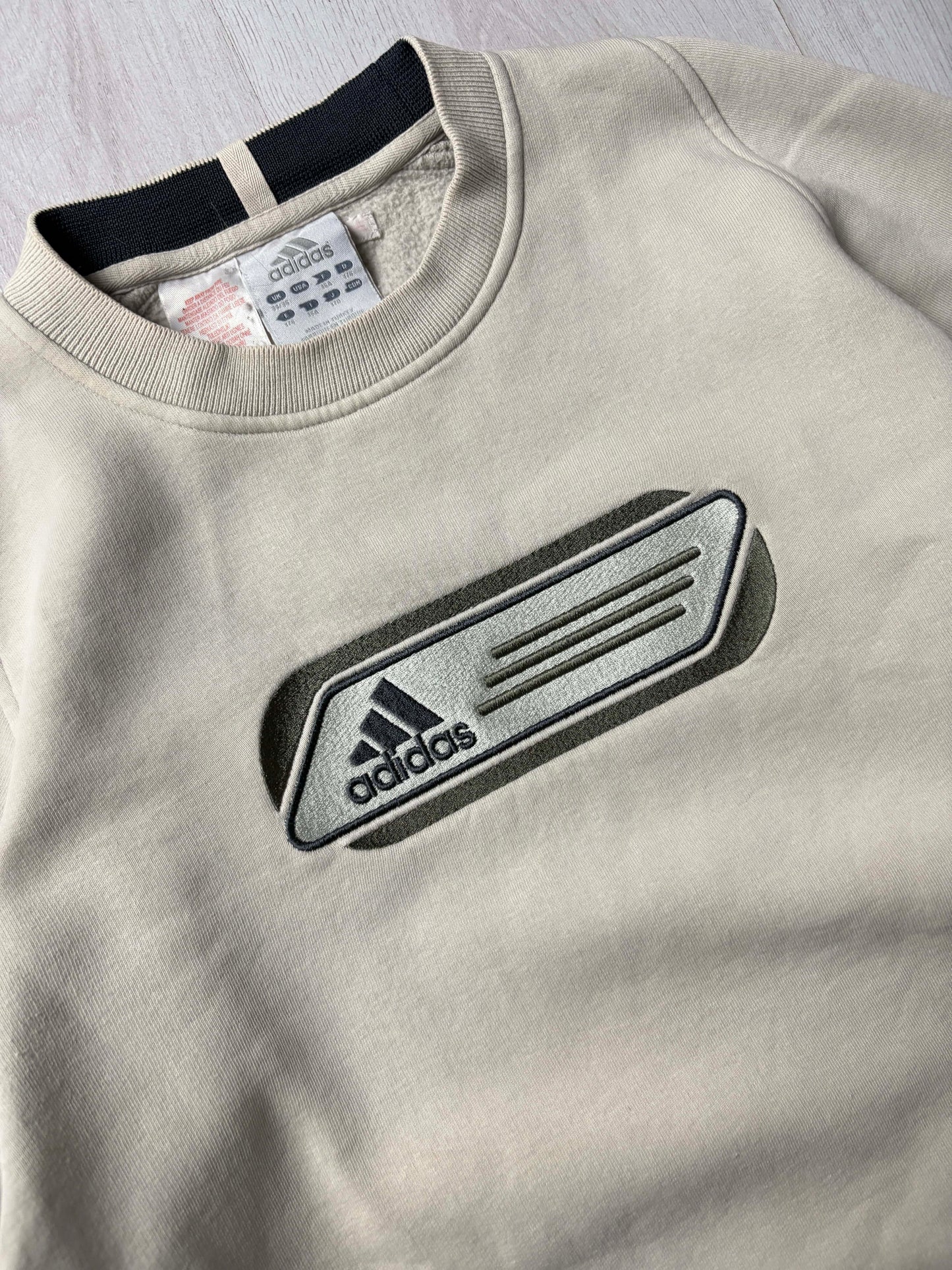Vintage Adidas Sweater – Beige – Medium