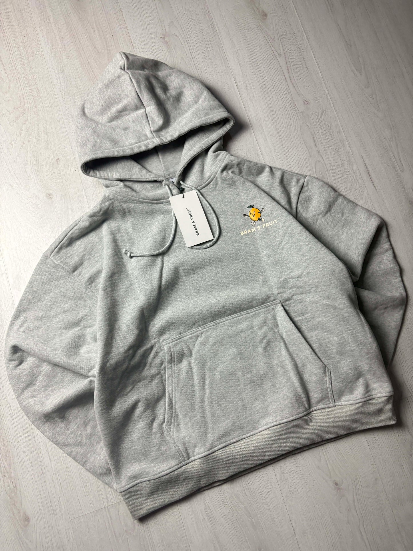 π Brams Fruit Lemon Hoodie Grijs β Nieuwstaat β Meerdere Maten Beschikbaar
