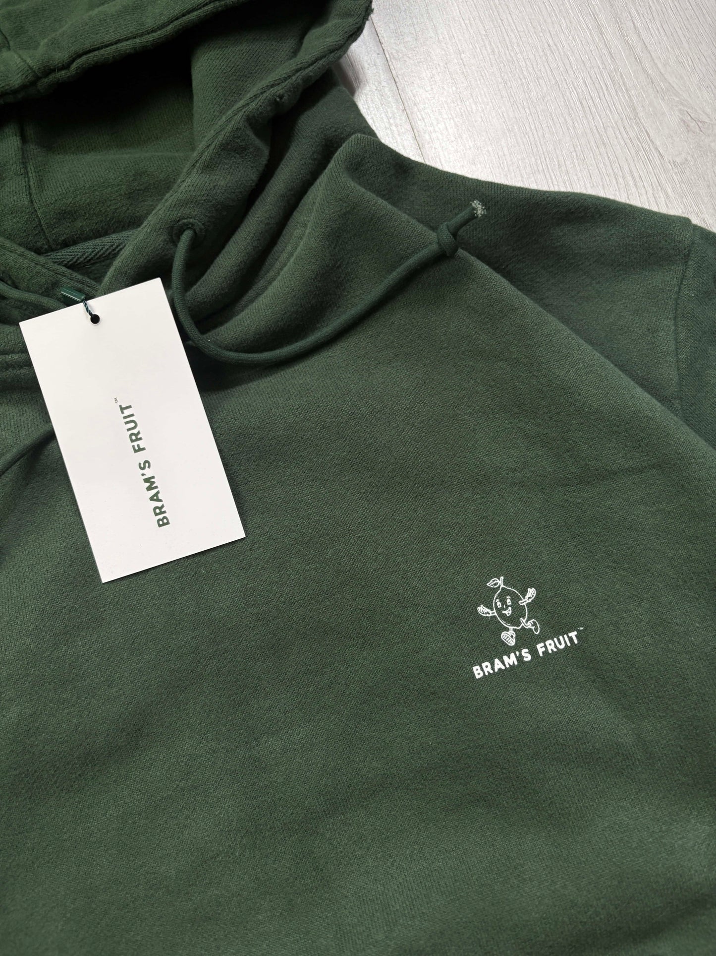 π₯¬ Brams Fruit Distressed Hoodie Groen β Nieuwstaat β Meerdere Maten