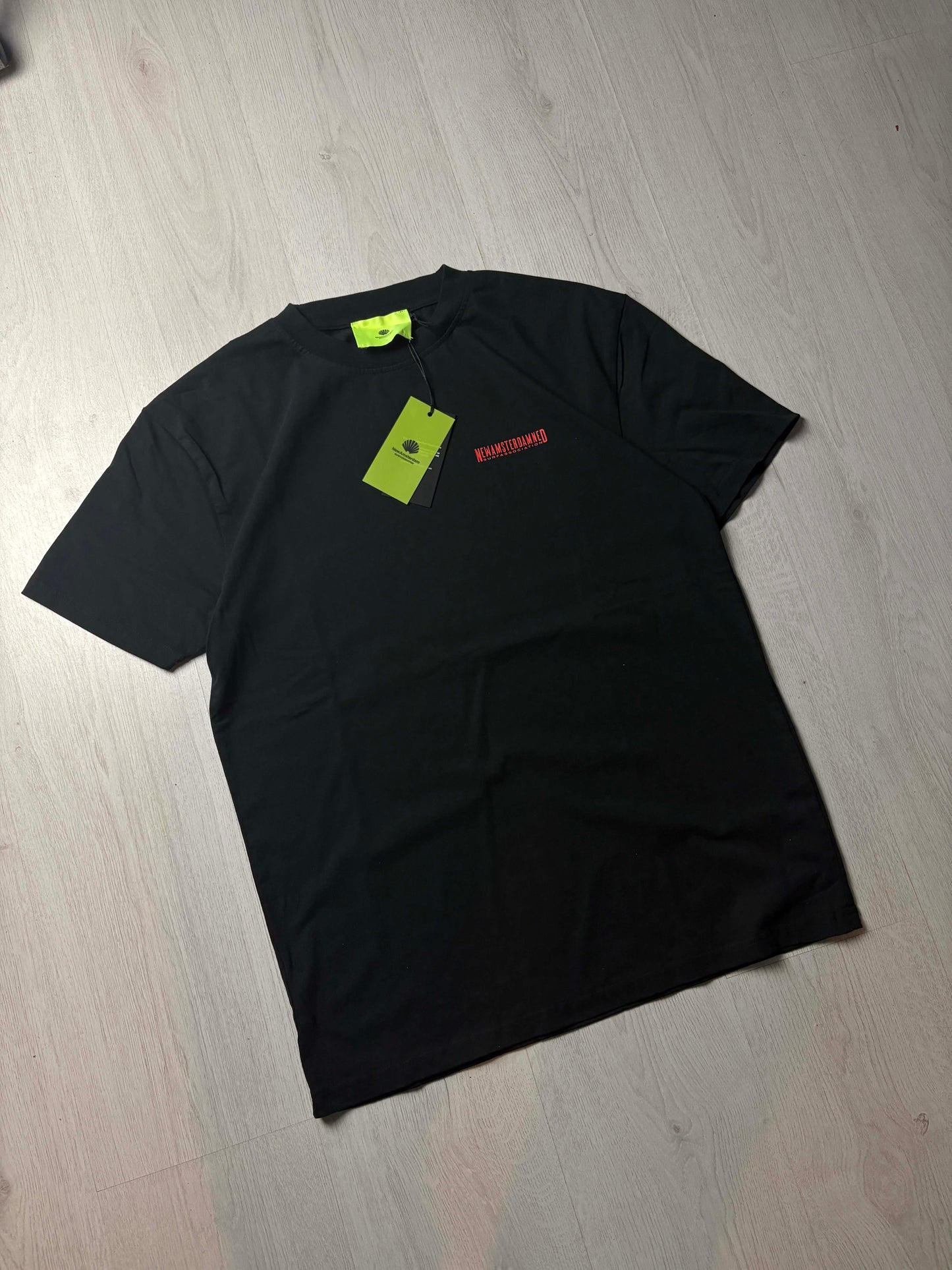 π€ New Amsterdam Surf Association T-Shirt - Zwart β Maat S