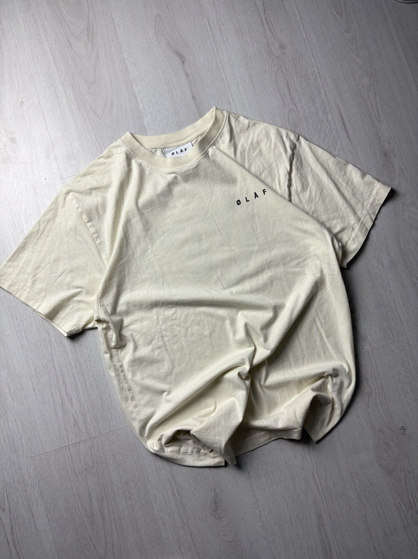 ØLÅF T-shirt – Crème – Large