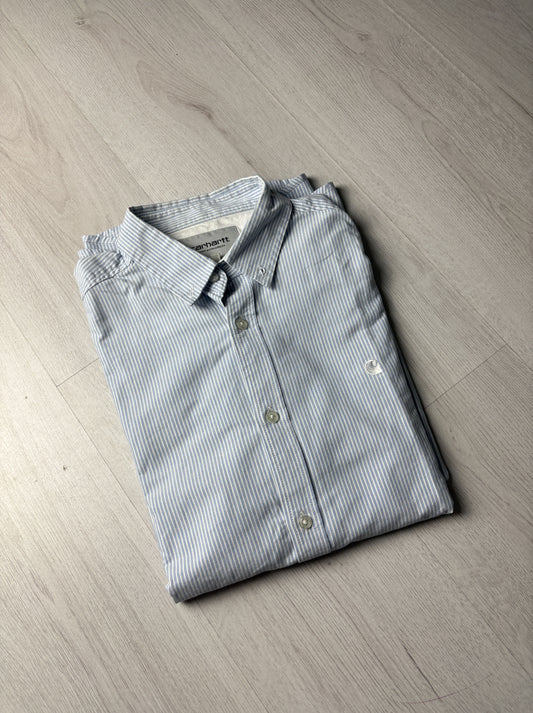 Carhartt Overhemd – Lichtblauw Gestreept – Medium