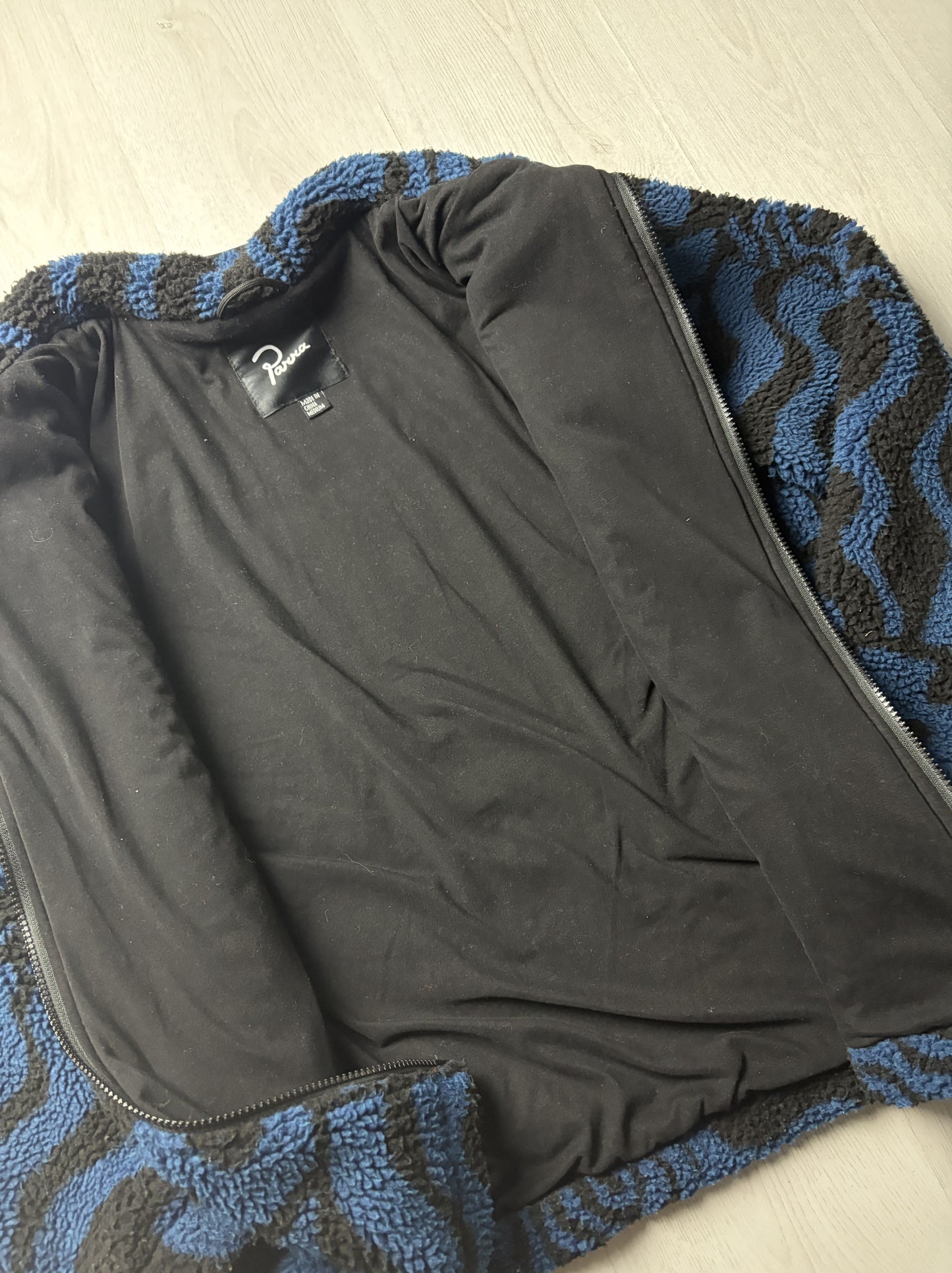 Parra Jacket – Blauw met Zwart – Medium