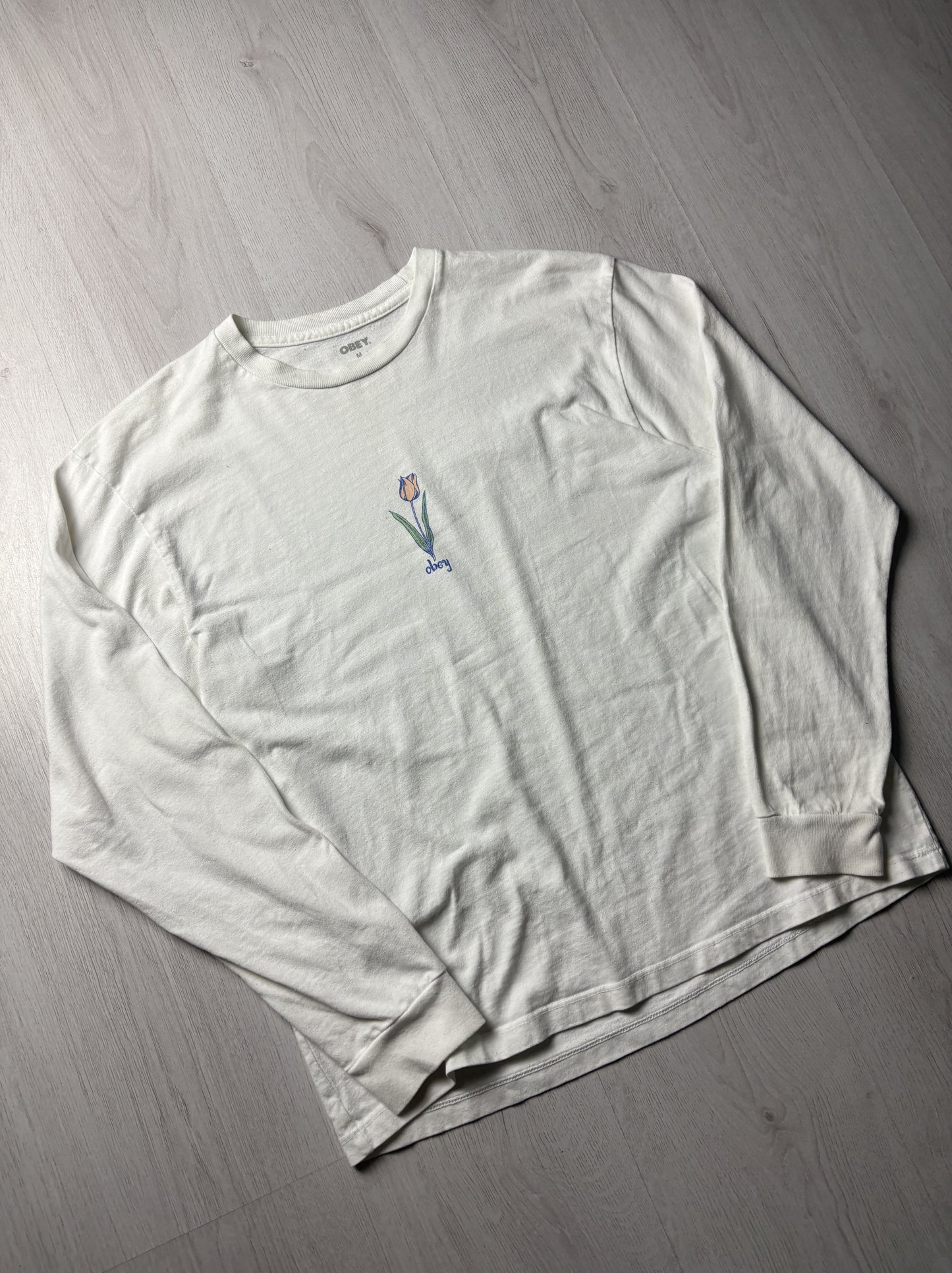 Obey Longsleeve – Wit – Medium