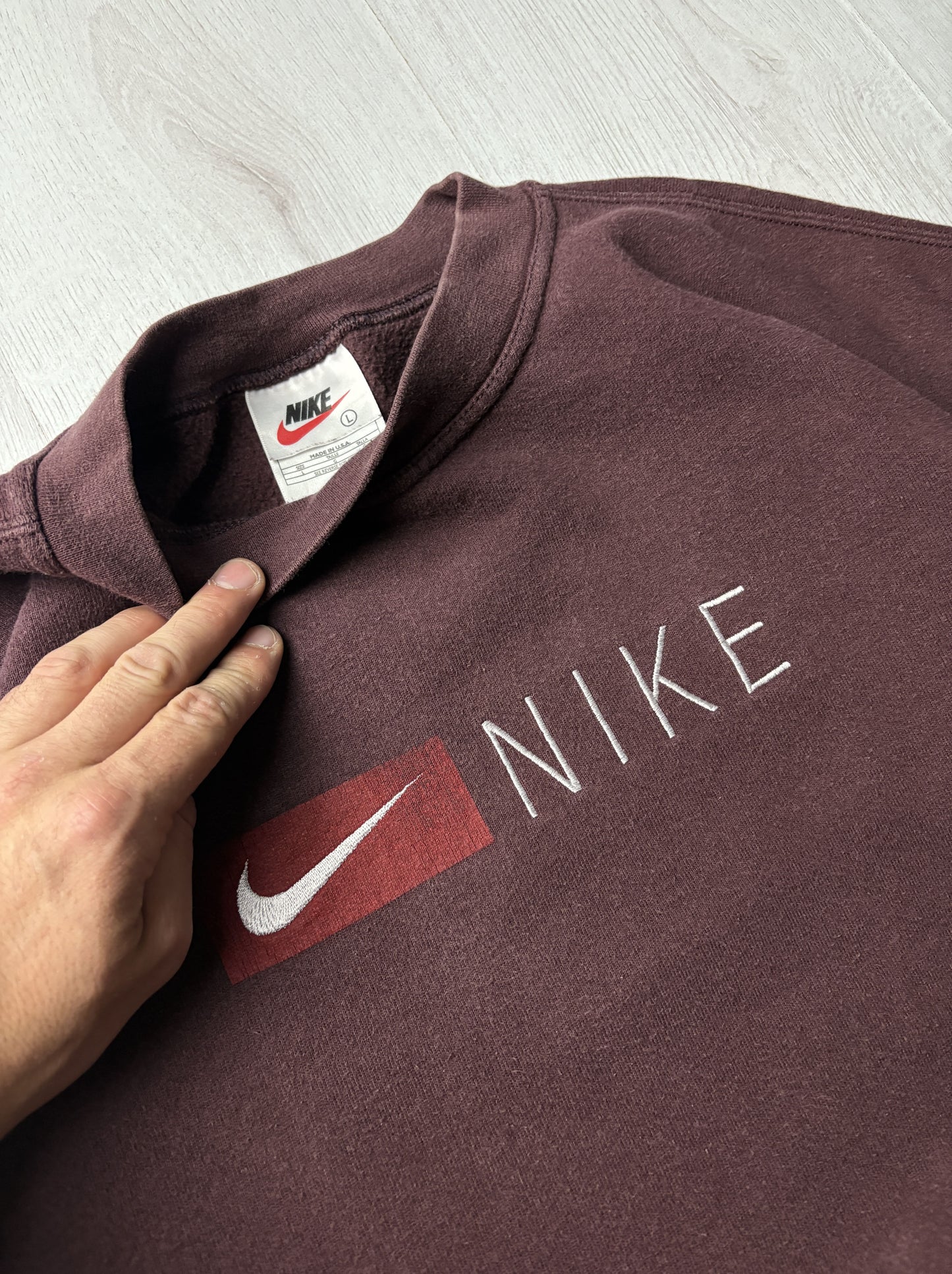 Nike Sweater – Bordeaux Rood – Large