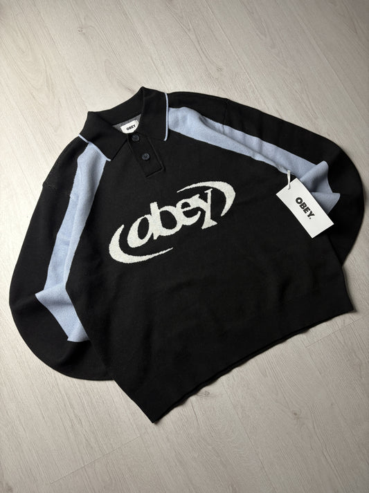 Obey Polo Sweater - Medium