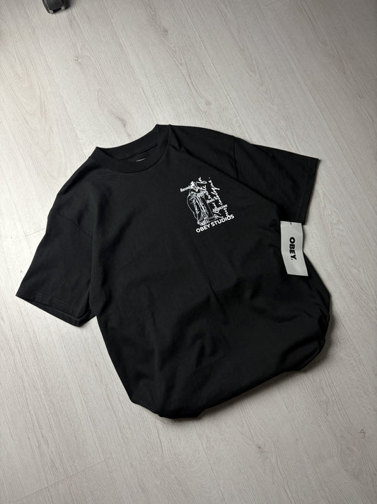 Obey T-Shirt - Zwart - Medium