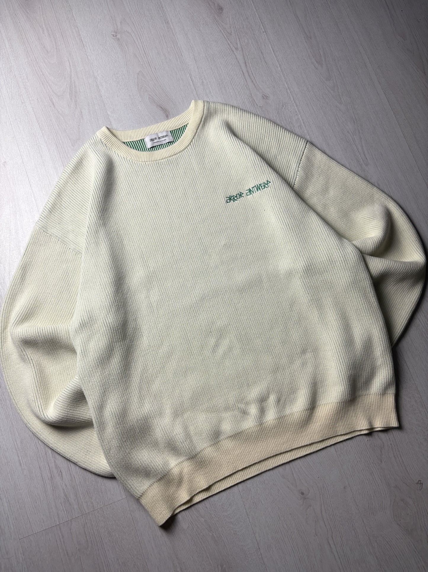 Arbor Antwerp Knitted Sweater - Creme - Large