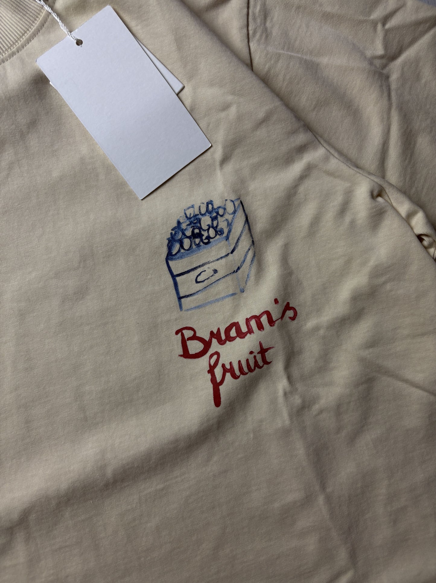 Bram's Fruit T-Shirt - Creme - Small