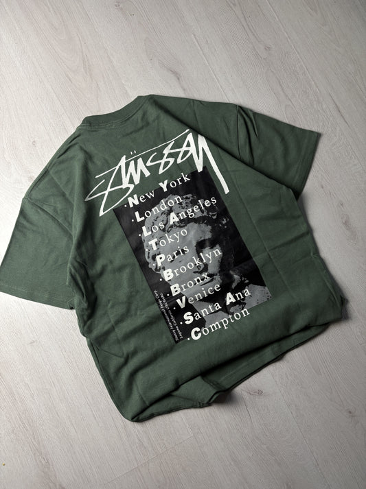 Stüssy T-shirt -  Groen – Small