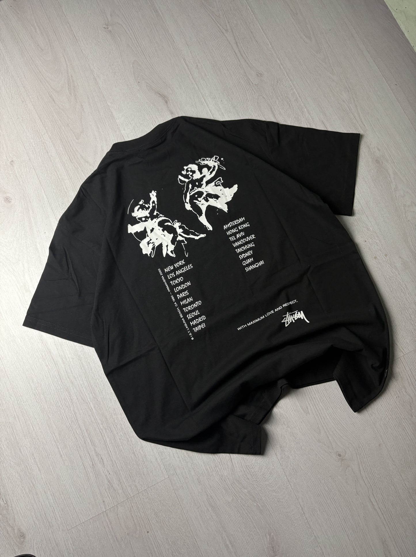 Stüssy T-Shirt - Zwart - S & M