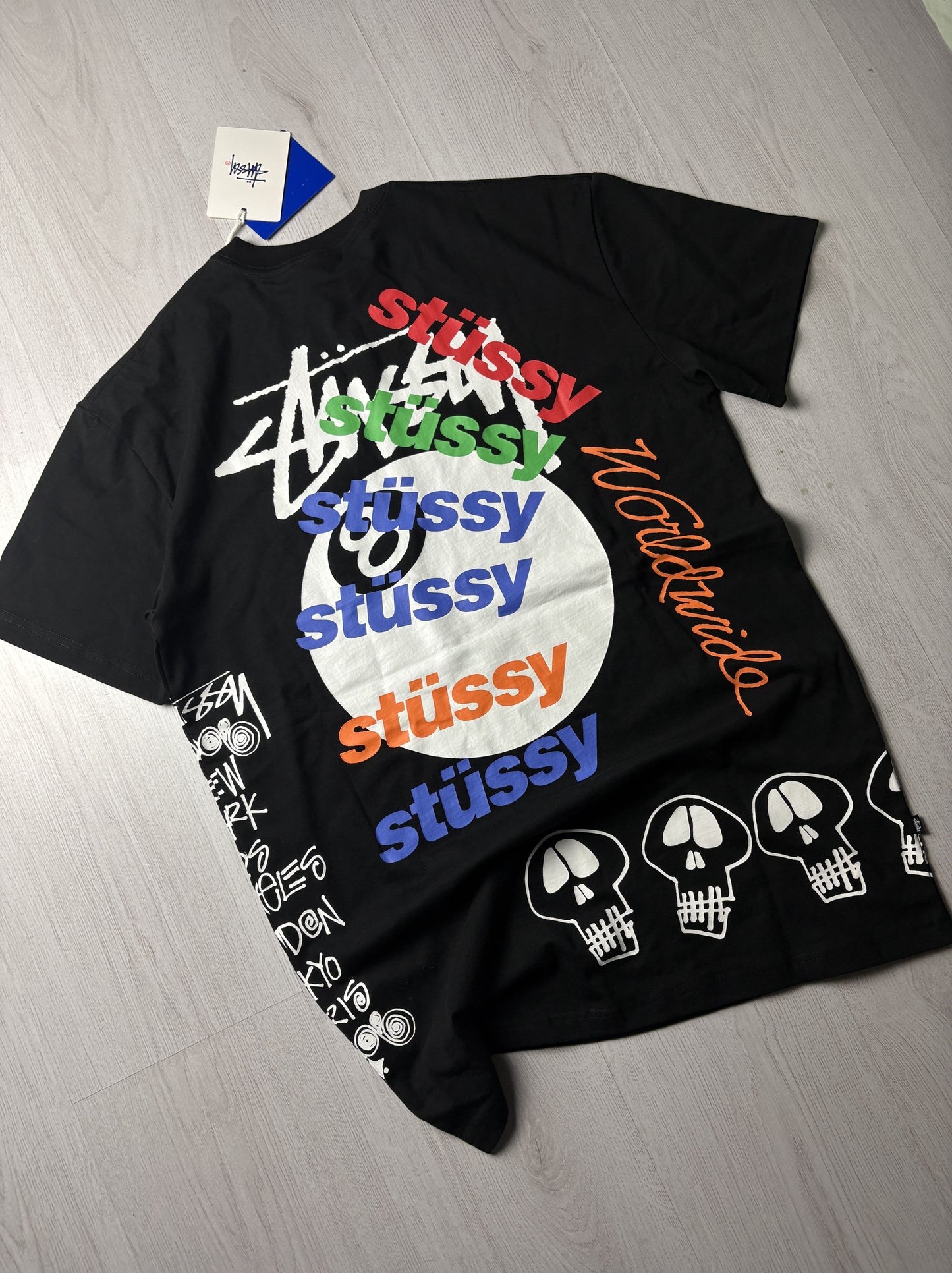 Stüssy T-Shirt - Zwart - Small