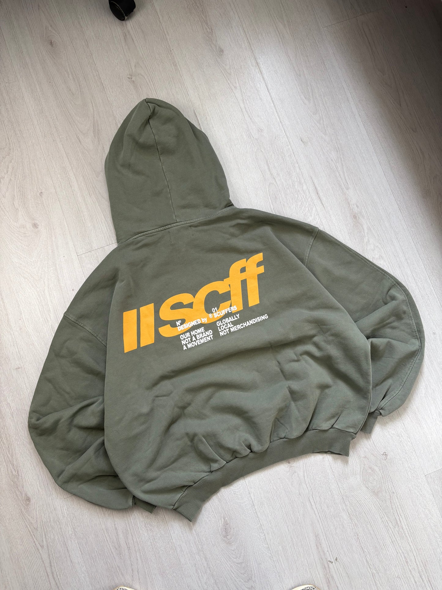 Scuffers Hoodie - Groen - Large