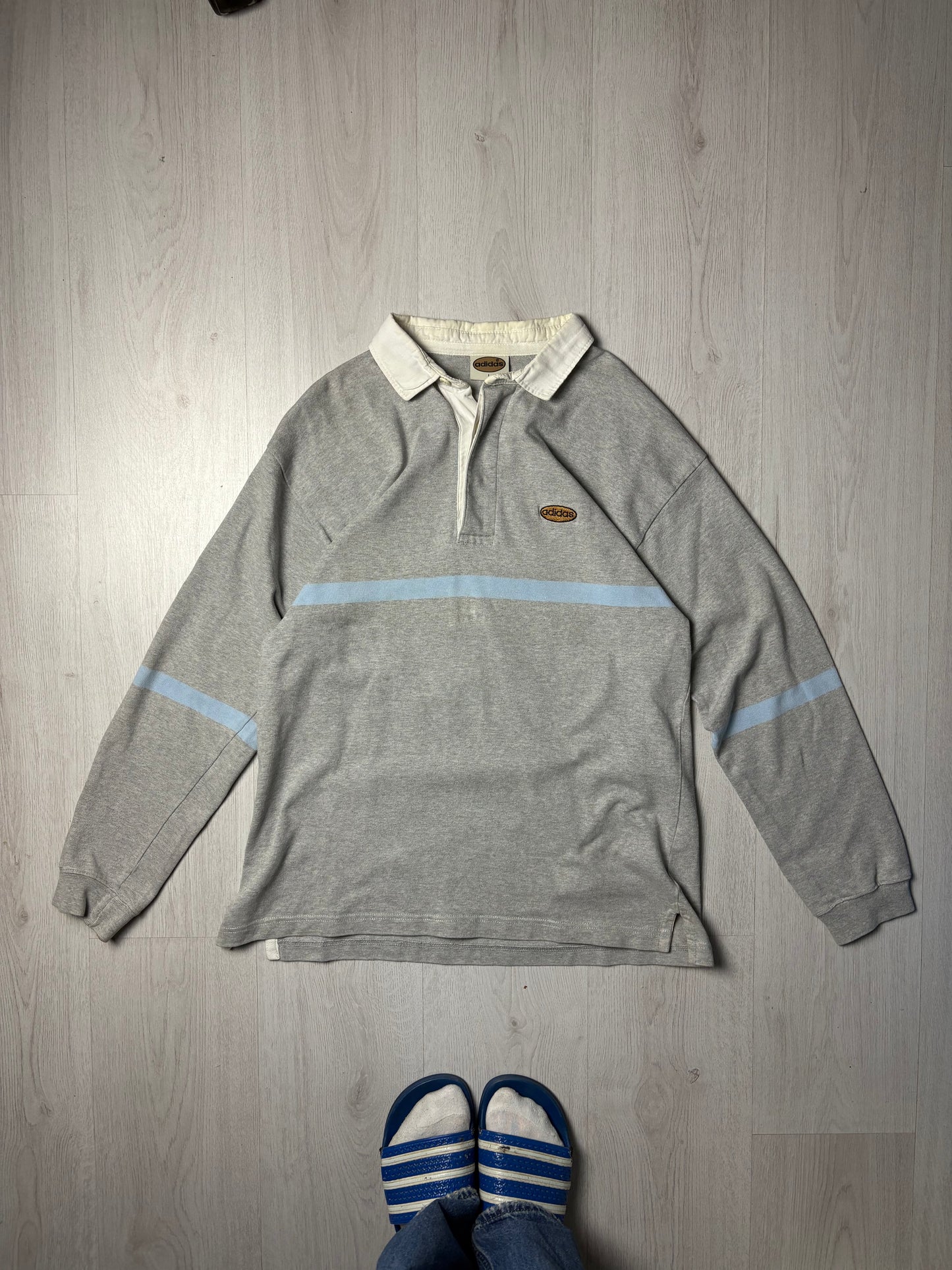 Vintage Adidas Polo Sweater – Large