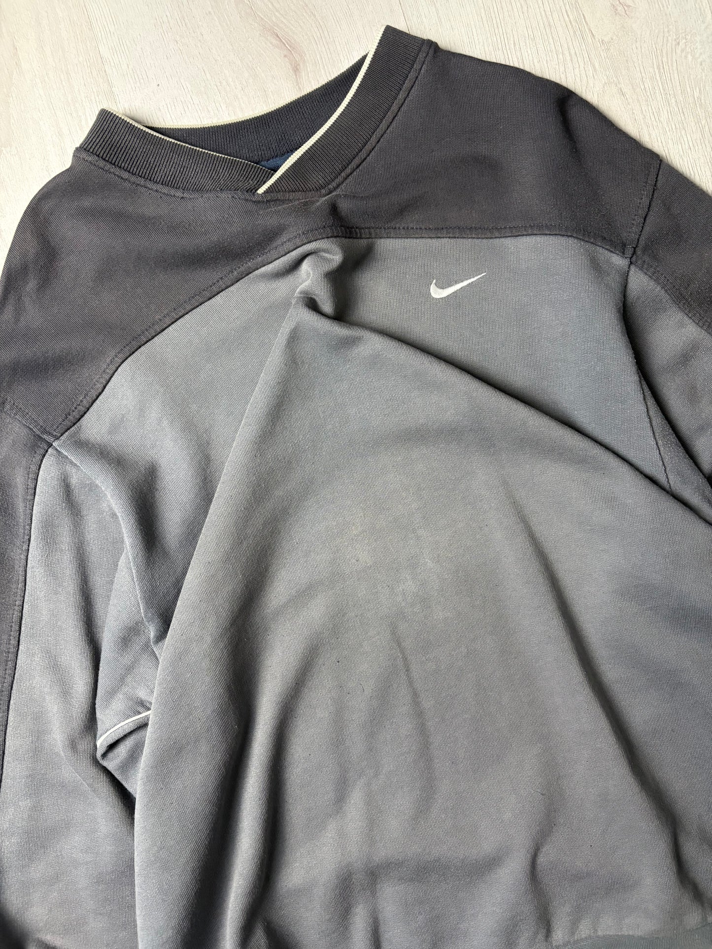Nike V-hals Sweater – Zwart/Grijs – Small