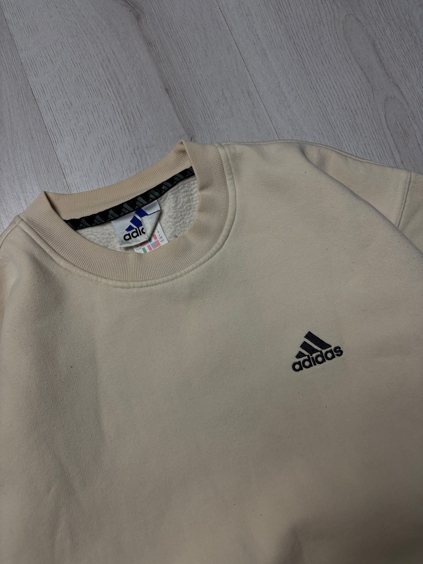 Adidas Sweater - Creme - Medium