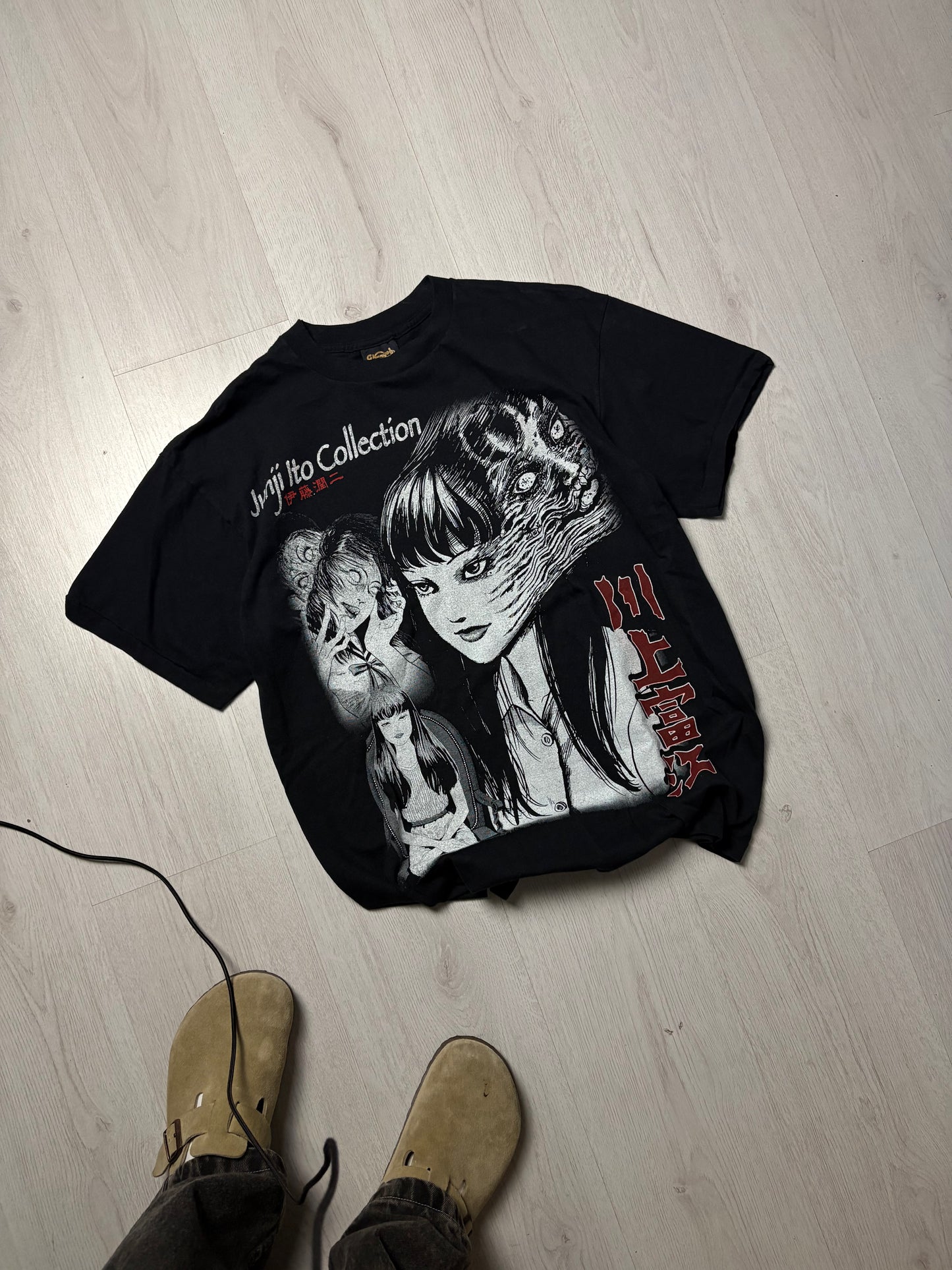 Junji Ito - T-Shirt - Zwart - Large