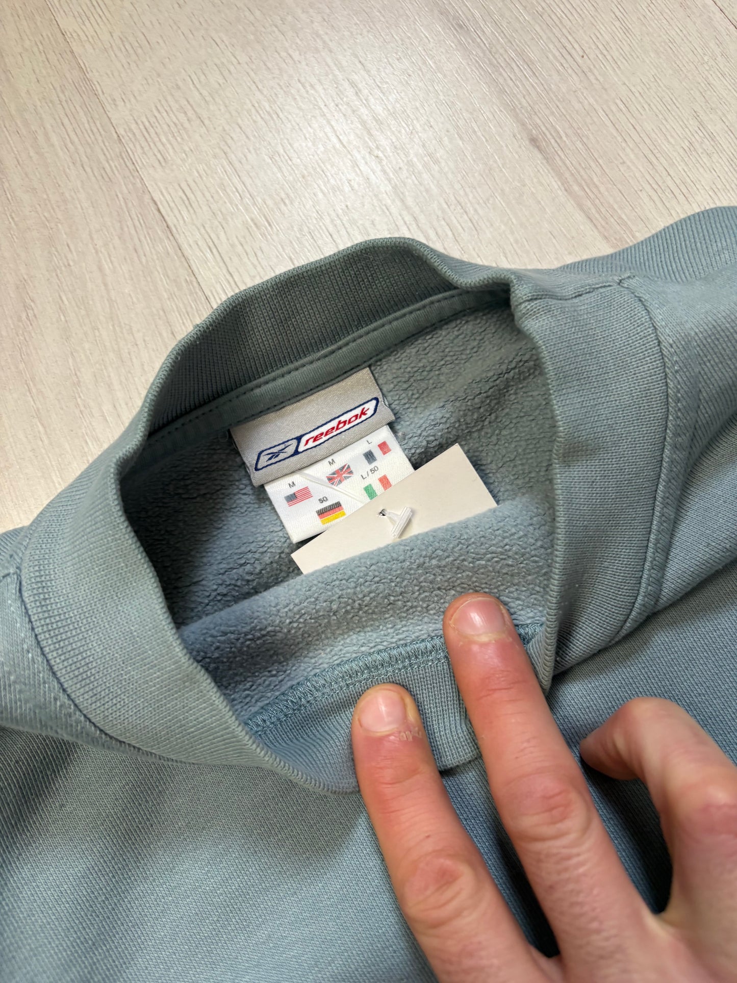 Reebok Sweater - Lichtblauw - Medium