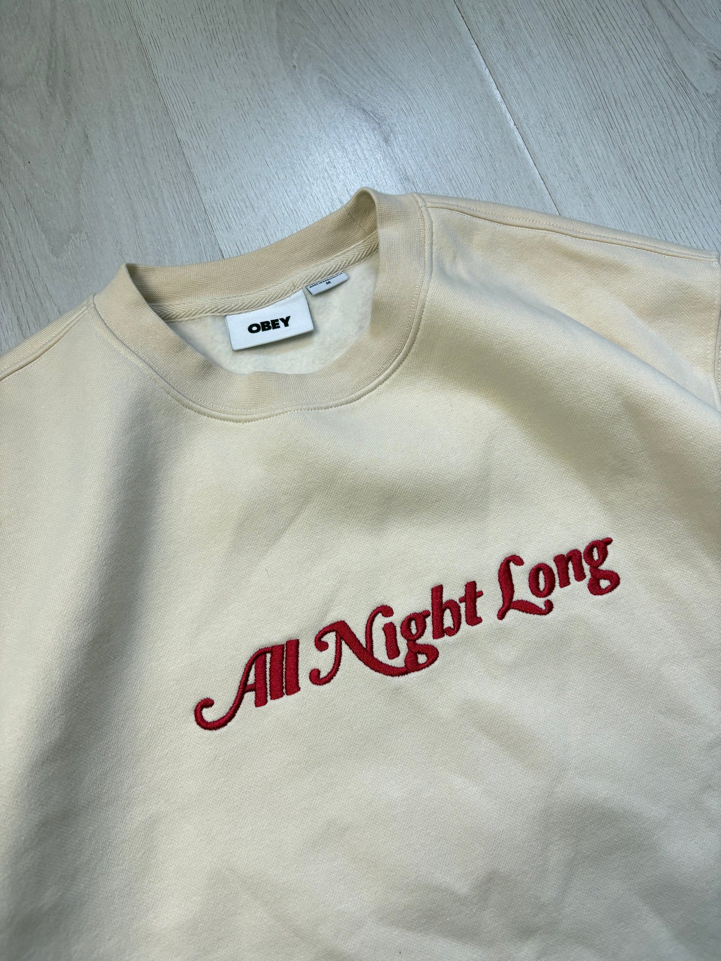 Obey Sweater - Creme - Medium