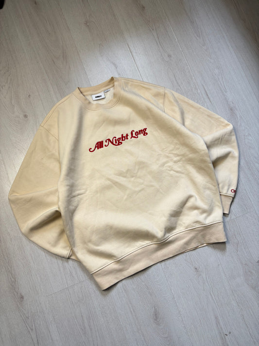 Obey Sweater - Creme - Medium