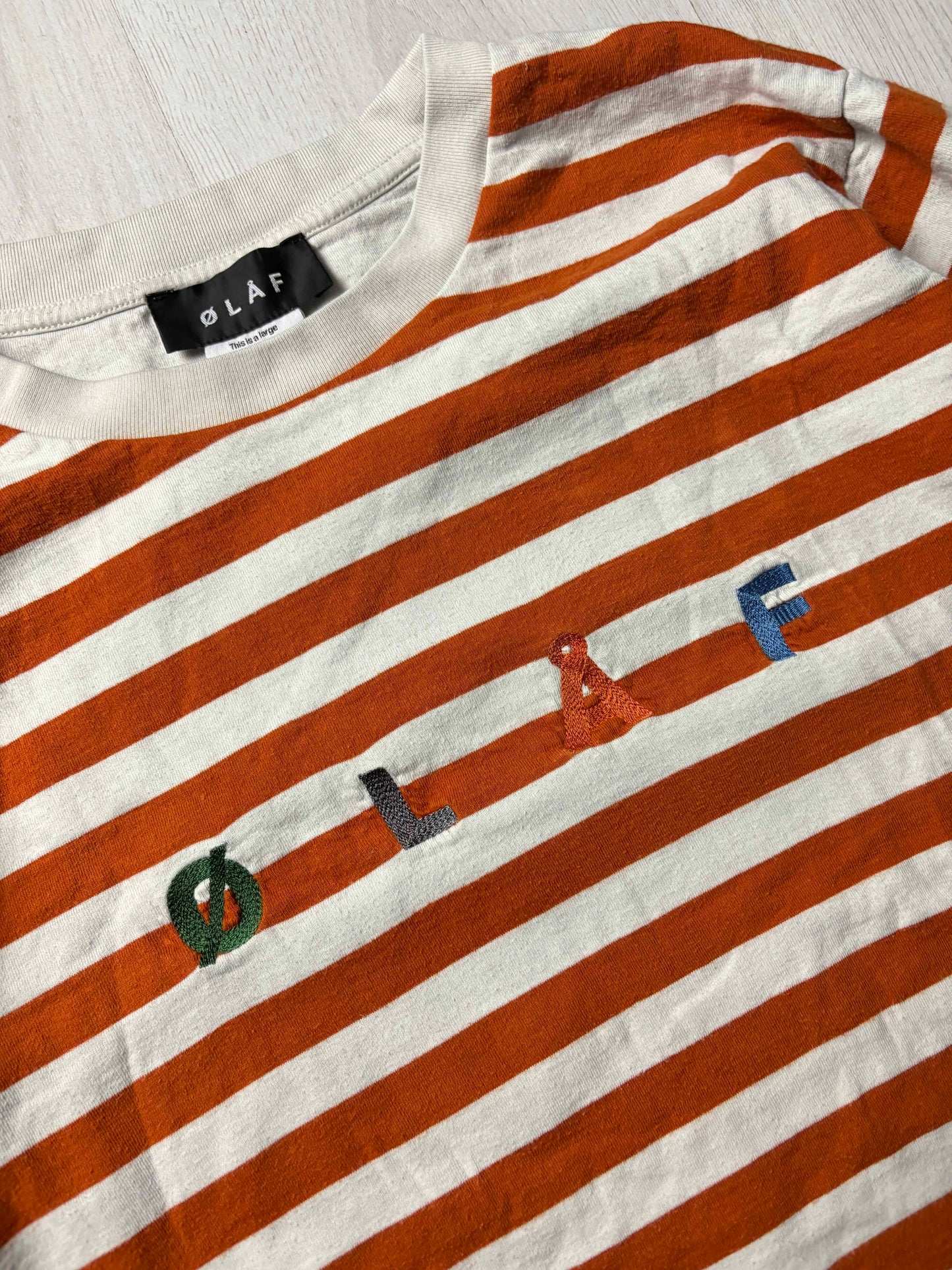 Olaf Longsleeve – Oranje – Large