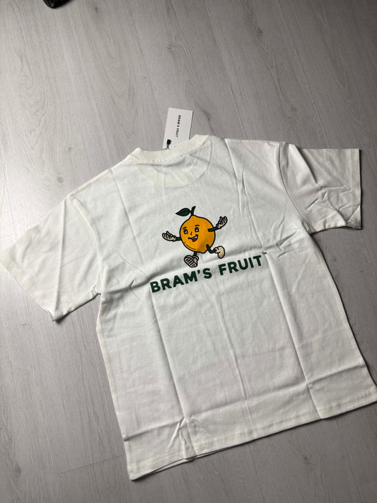 🍋 Brams Fruit Big Lemon T-Shirt Wit – Nieuwstaat – Meerdere Maten