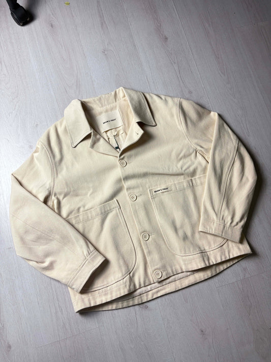 🧥 Brams Fruit Twill Jacket Beige – Small