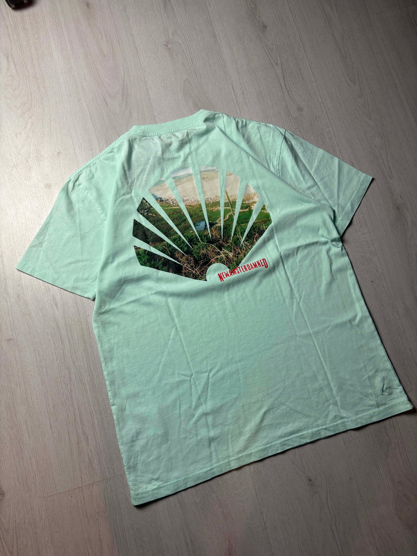 🌊 New Amsterdam Surf Association T-Shirt Aqua – Maat M