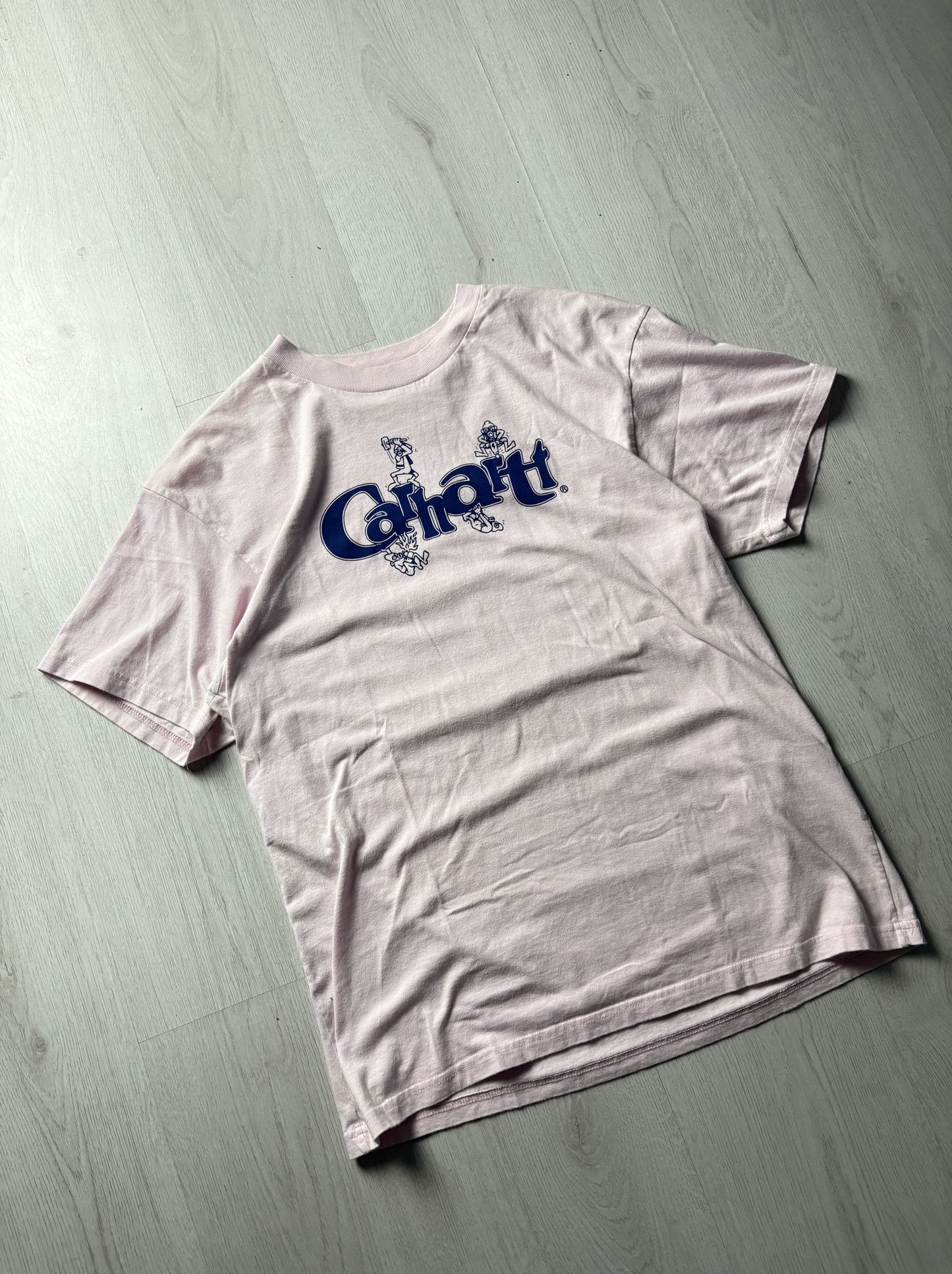 Carhartt WIP Repairs T-Shirt Roze – Small