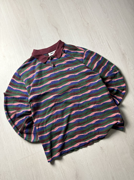 Obey Knitted Polo Monaco – Small