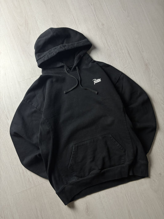 Patta Hoodie Zwart – Small