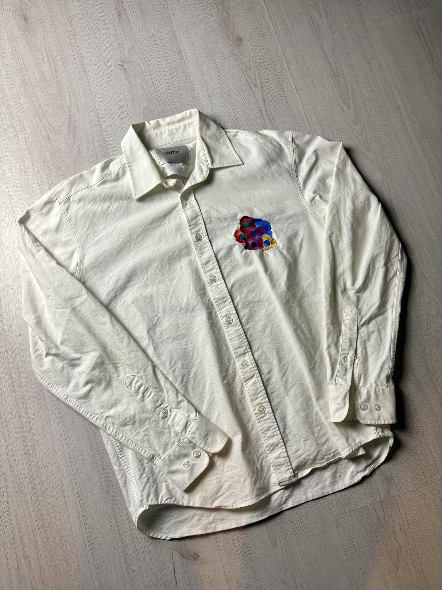 🤍 Arte Antwerp Wit Overhemd – Small/Medium