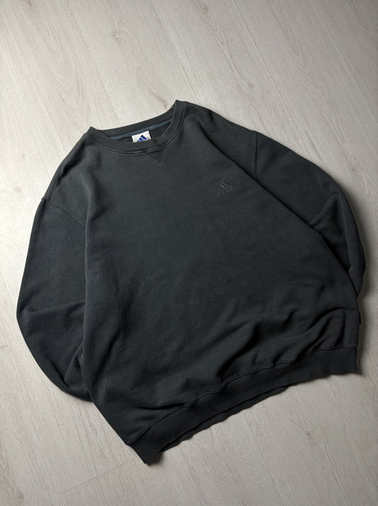 Vintage Adidas Sweater – Zwart – XL