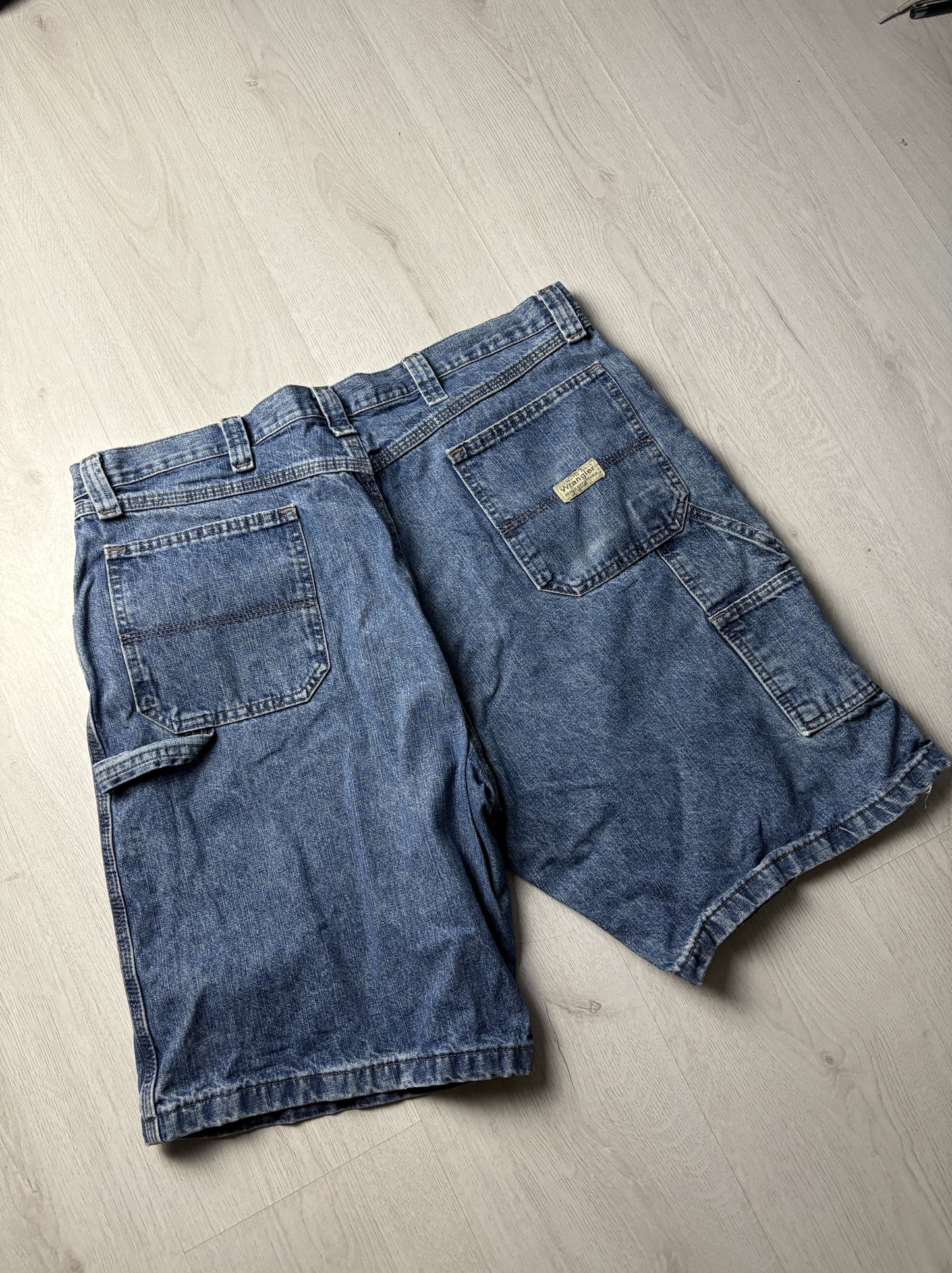 Wrangler Carpenter Jort – Denim – 38W