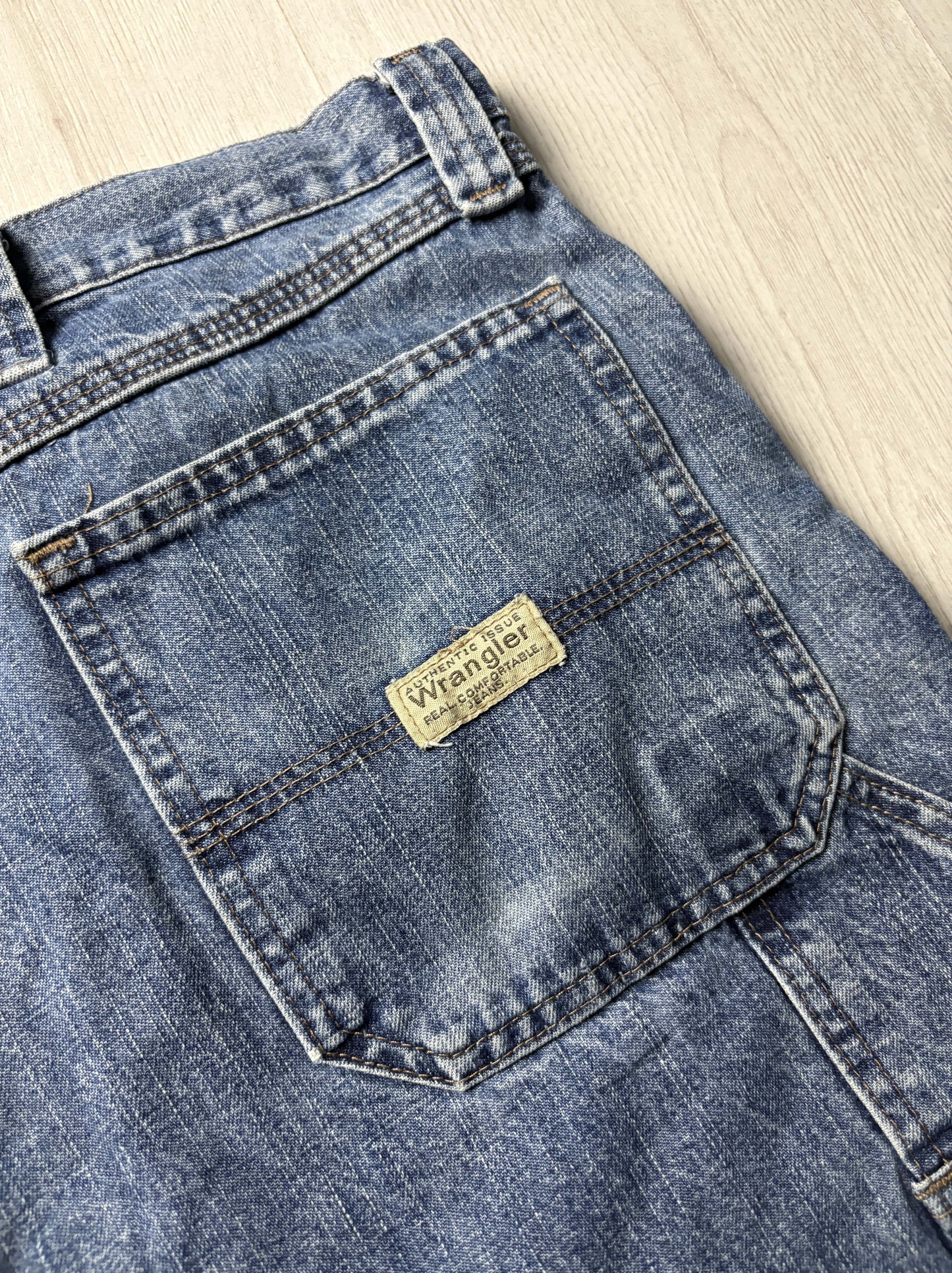 Wrangler Carpenter Jort – Denim – 38W