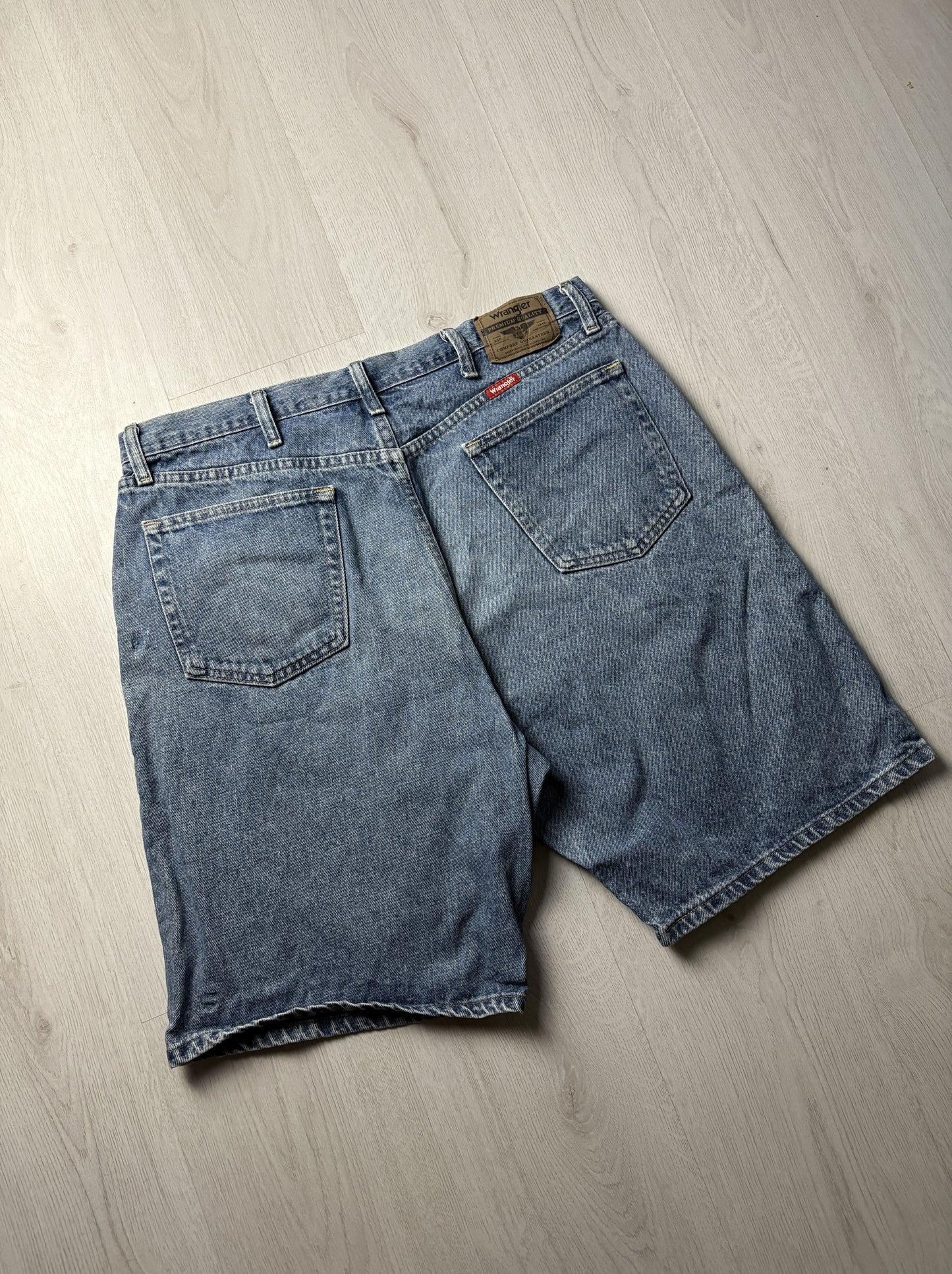 Wrangler Jort – Denim – Relaxed Fit – 38W
