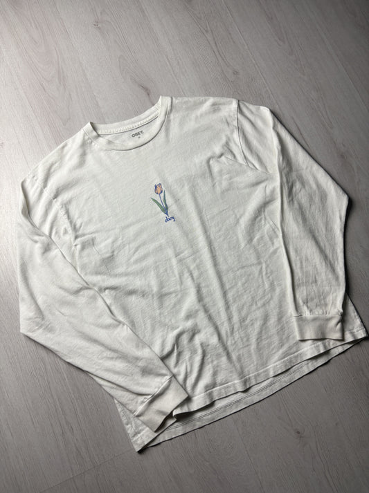 Obey Longsleeve – Wit – Medium
