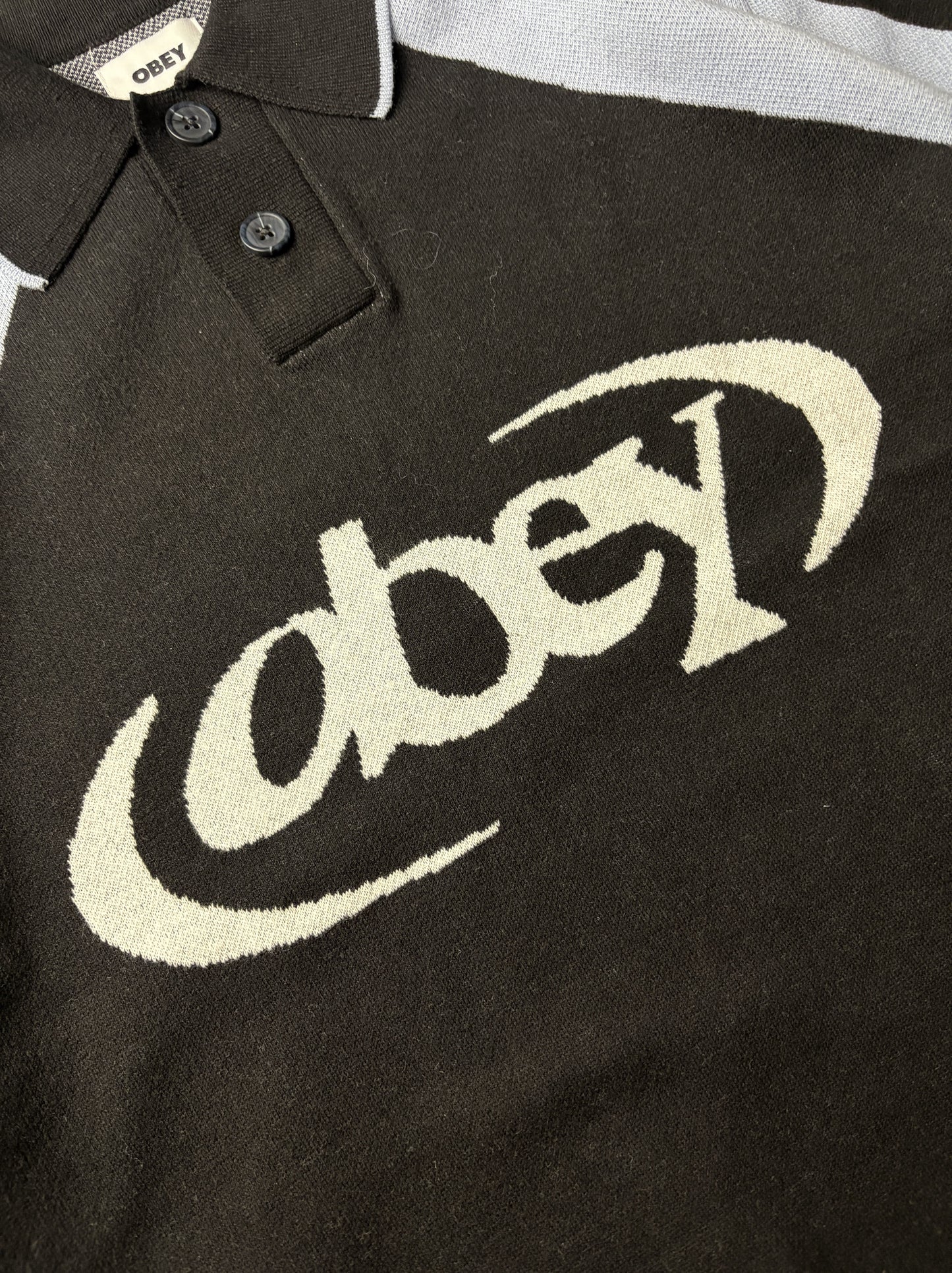 Obey Polo Sweater - Medium