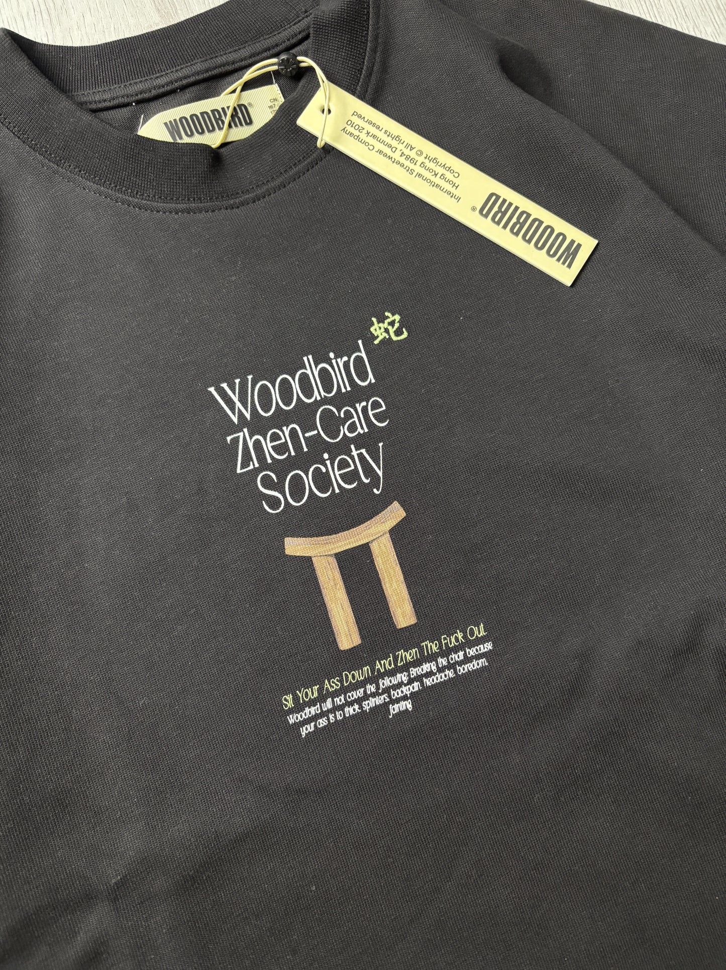 Woodbird T-shirt – Zwart – Small