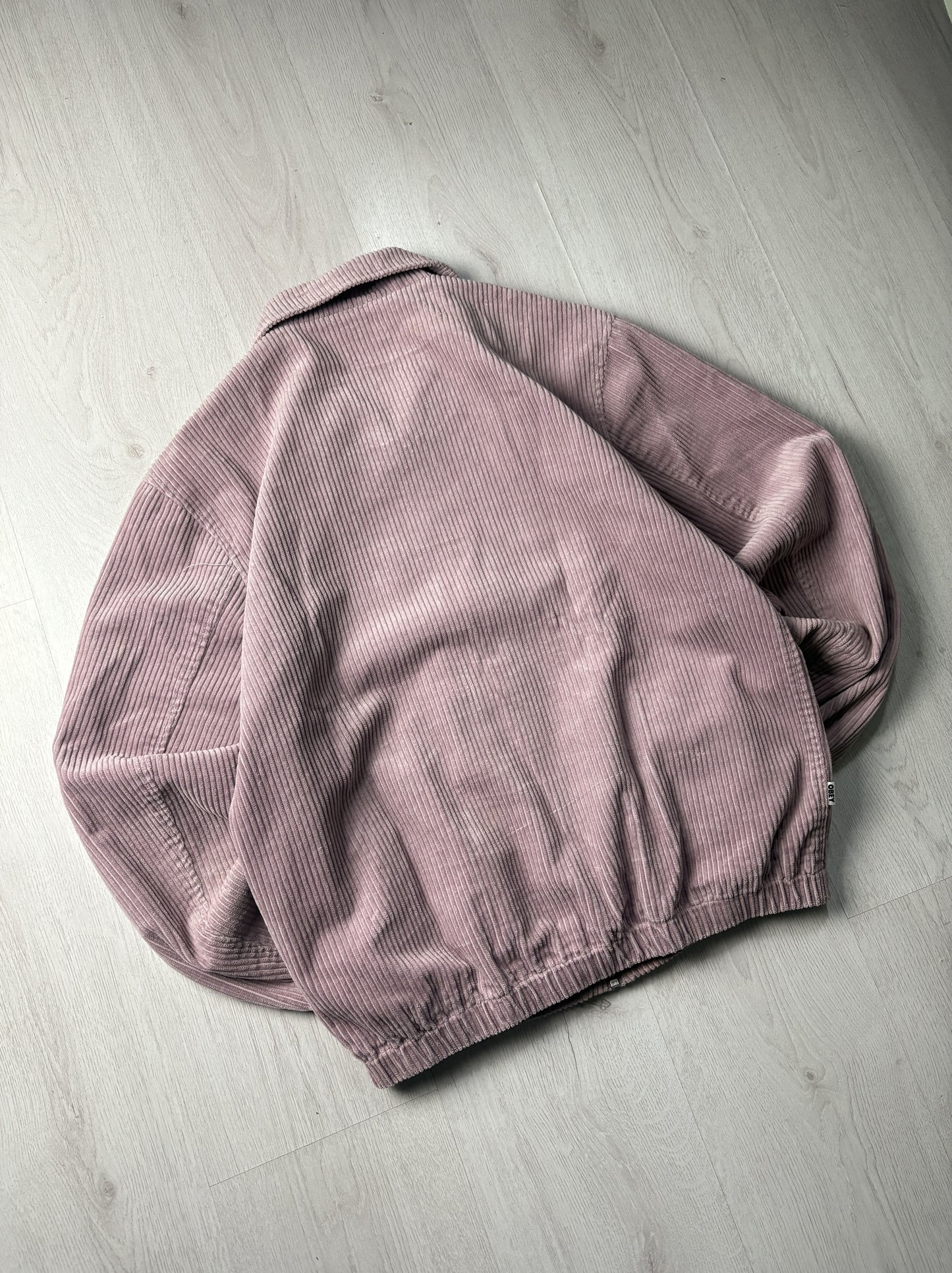 Obey Corduroy Jacket - Roze – Small