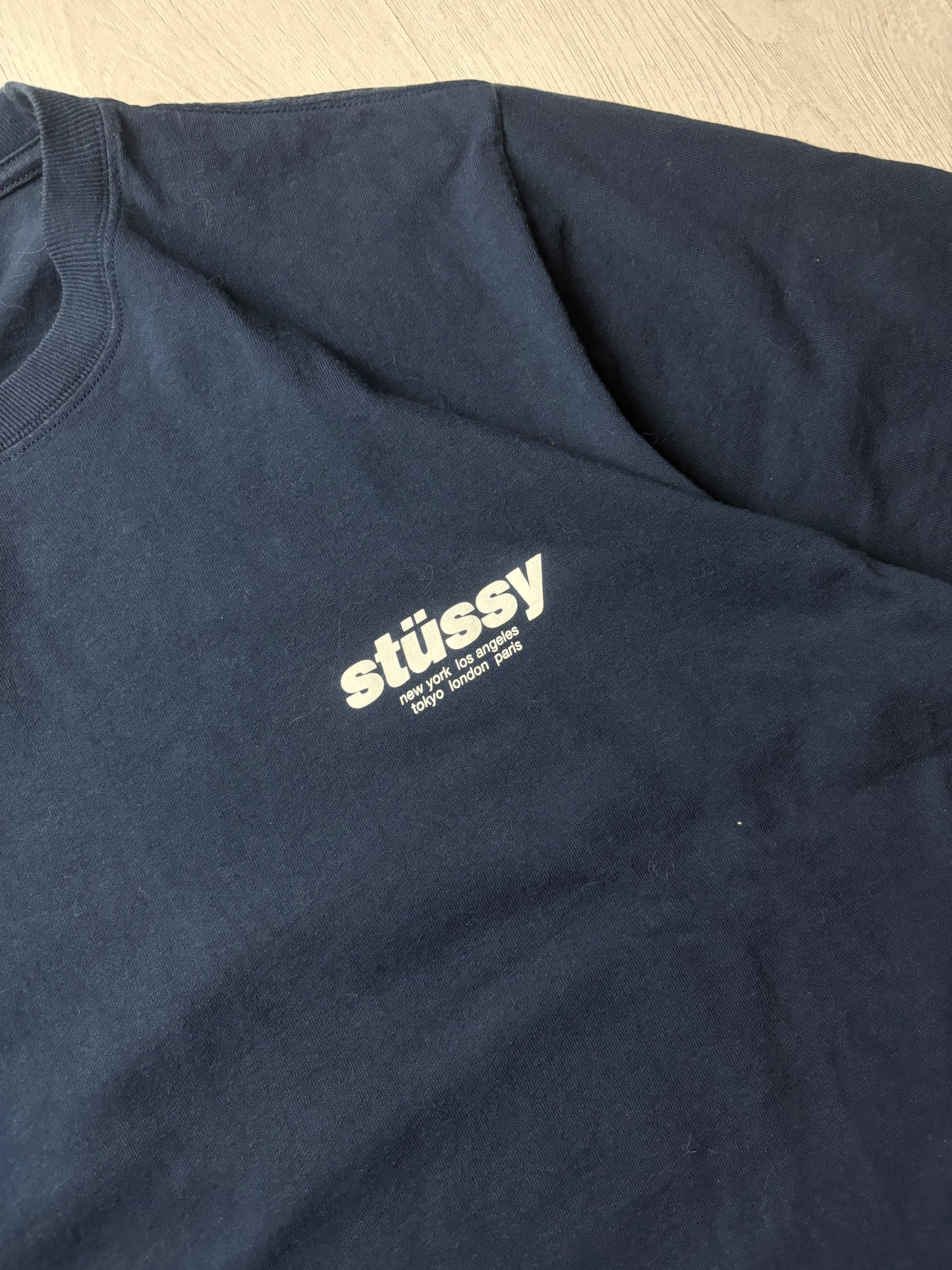 Stüssy T-Shirt - Blauw - Medium