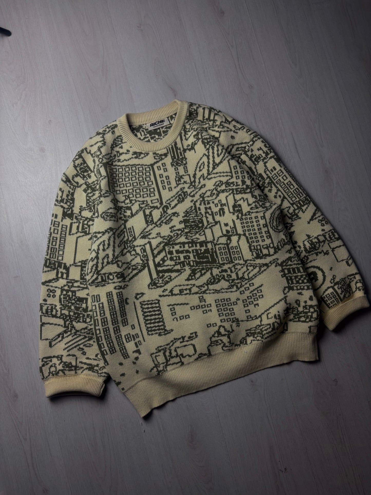 Aiche Sweater - Creme - Small (Oversized)