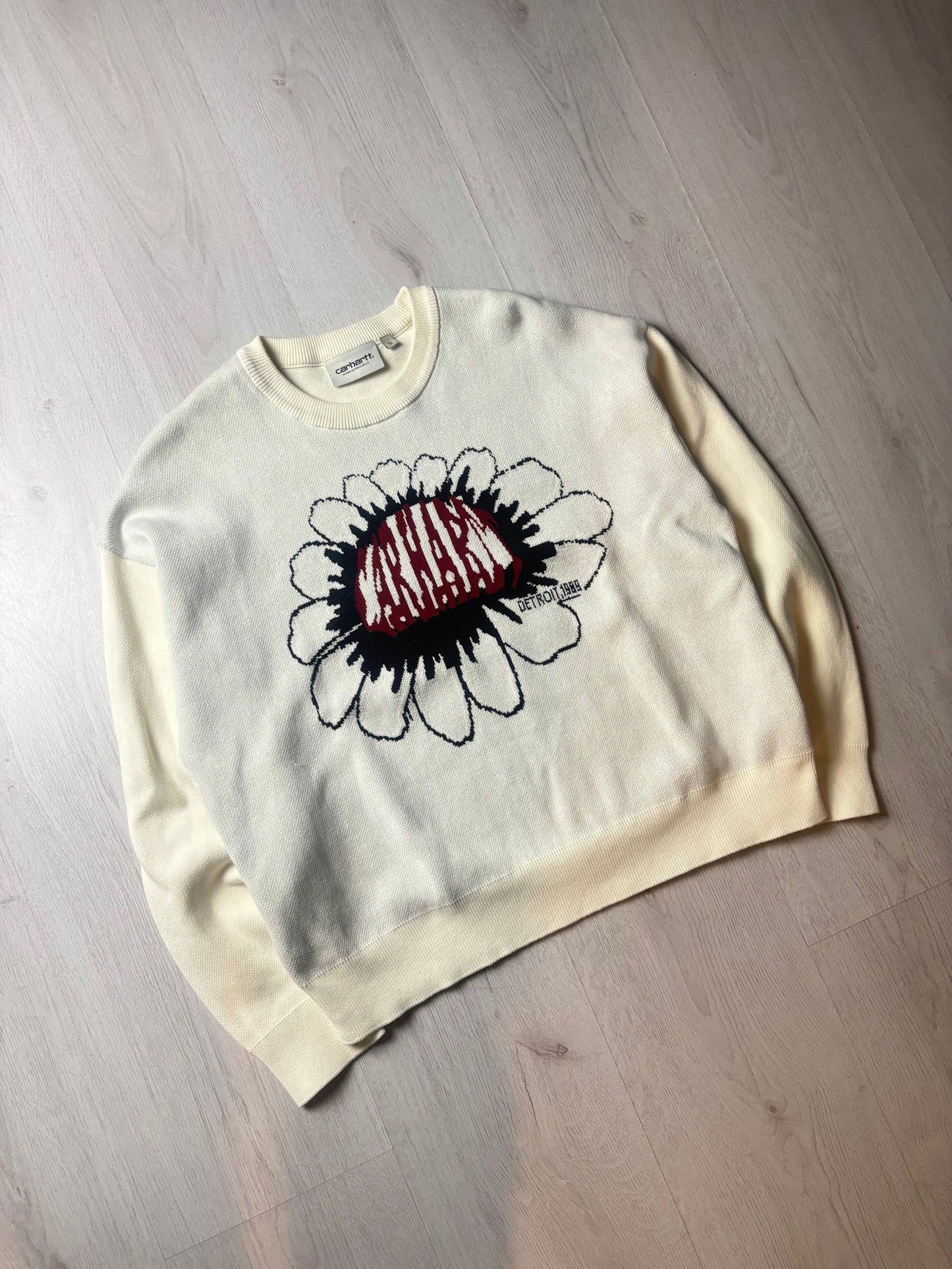 Carhartt Sweater - Wit - Small
