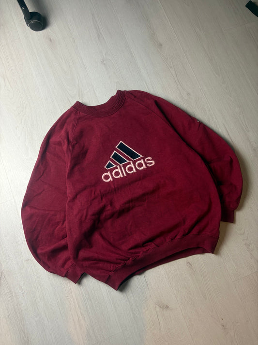 Adidas Sweater - Rood - Medium