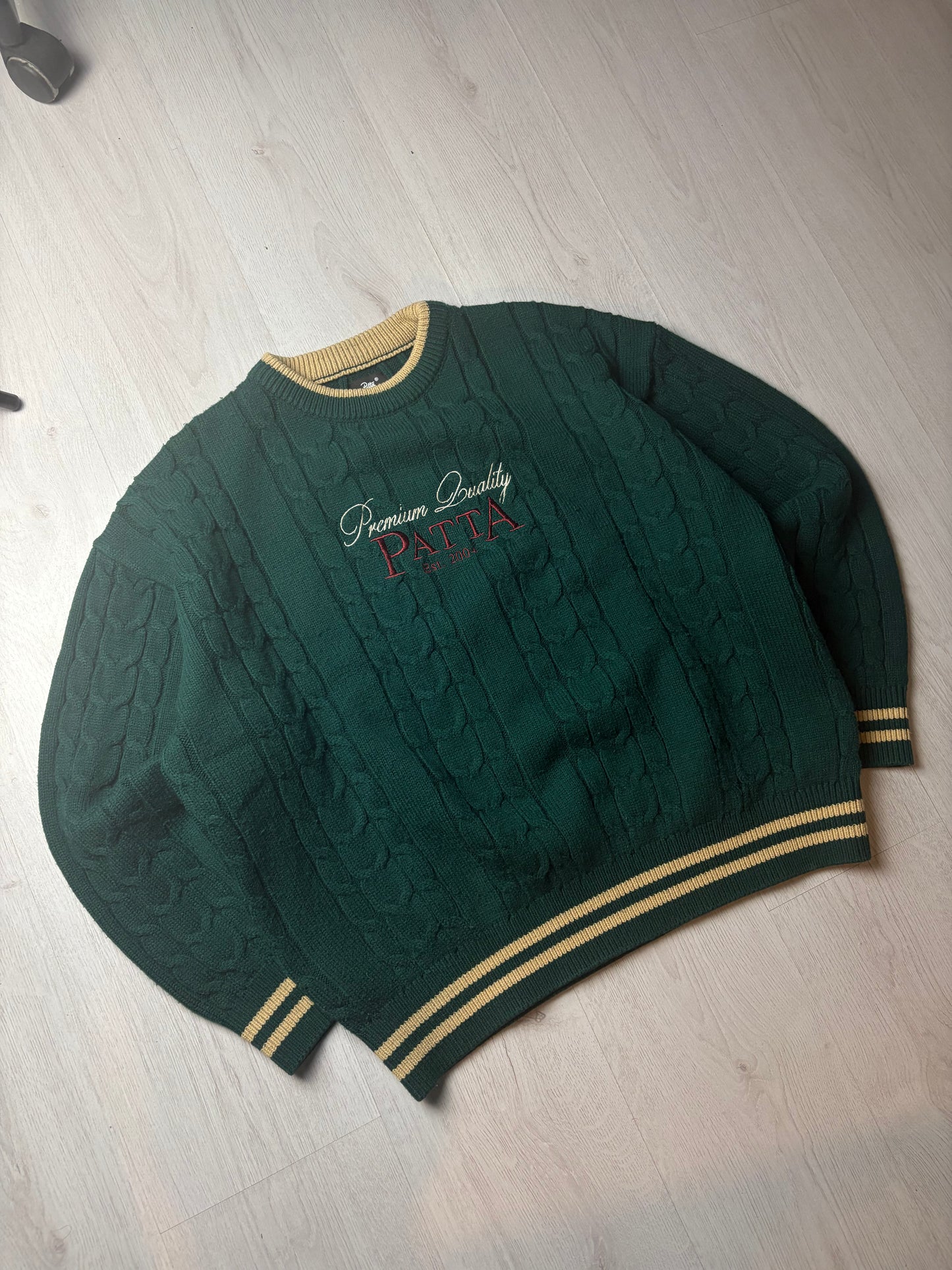 Patta Sweater - Groen - Medium