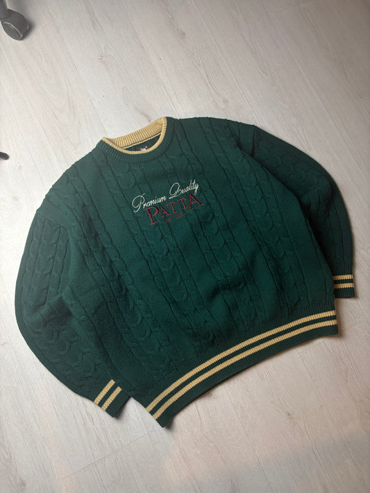 Patta Sweater - Groen - Medium