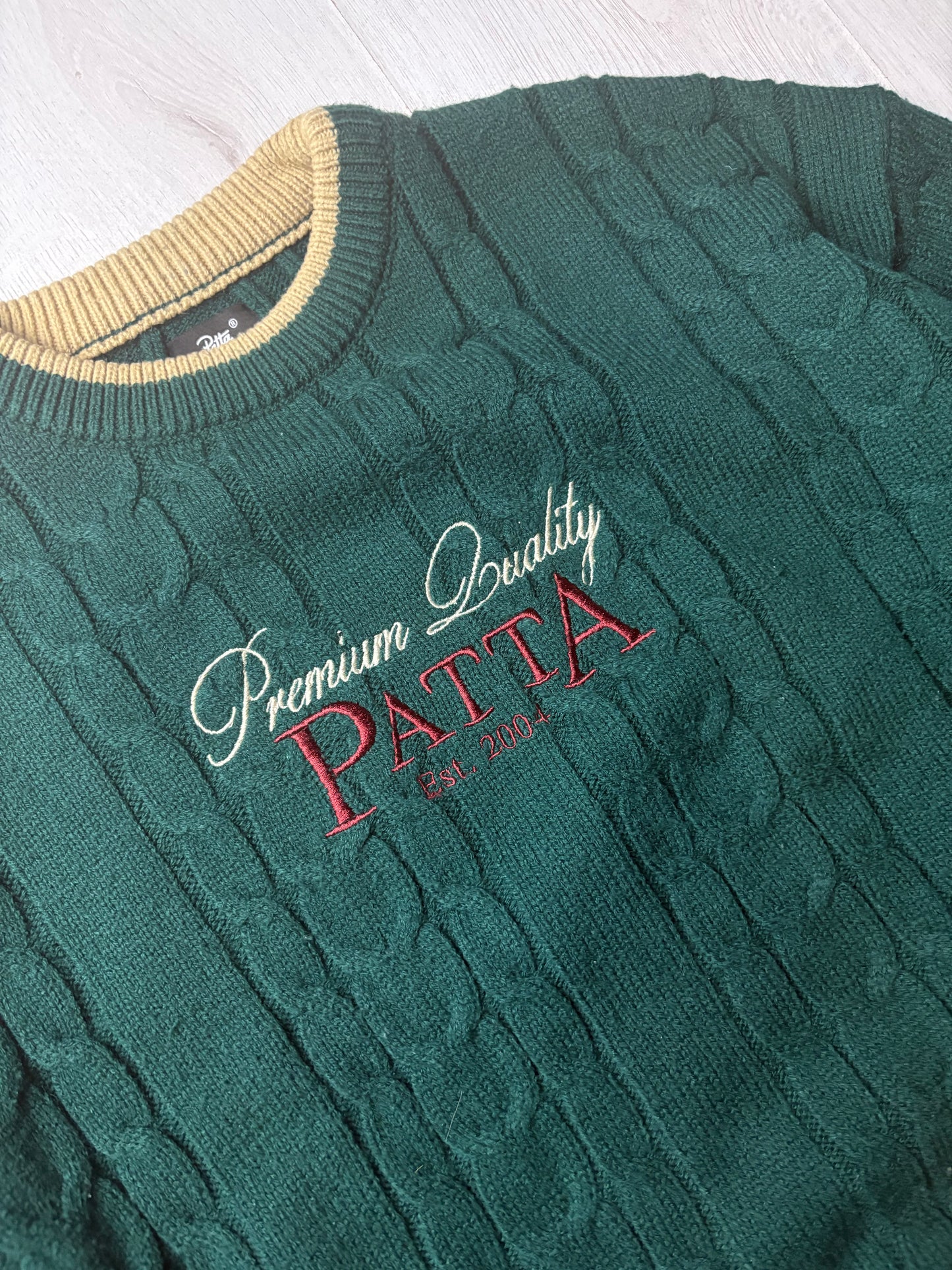 Patta Sweater - Groen - Medium
